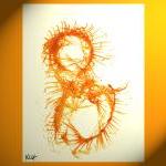 Abstract Original 8.5x11 P..