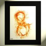Abstract Original 8.5x11 P..