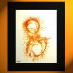 Abstract Original 8.5x11 P..