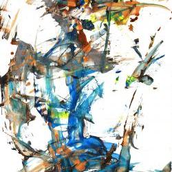 Modern Abstract Paintings -- Crazy Chaos Times 2 -- Contemporary Expressionism Art