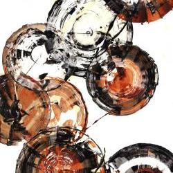Modern Abstract Original Art -- Abstract Expressionism -- Contemporary Abstract Paintings - In The Wind It Blows - 1084.052012